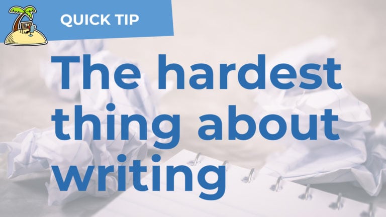Writing is Re-writing – Storytelling Quick tip